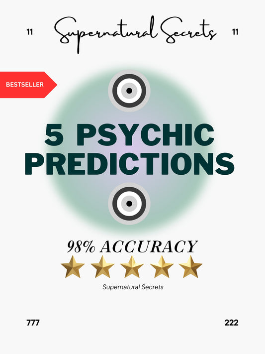 SAME HOUR ACCURATE* 5 Future Psychic Predictions Reading Clairvoyant Divination Fortune Teller